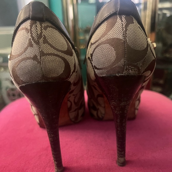 Coach Tan Monogram Booties - Picture 7 of 7